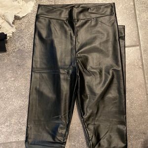 faux leather leggings